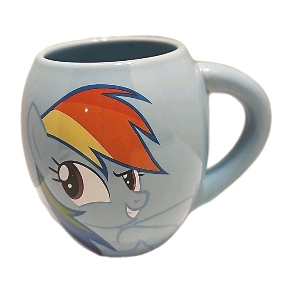 My Little Pony Rainbow Dash Coffee Mug 20 oz Vandor Hasbro 2014 Blue Mug